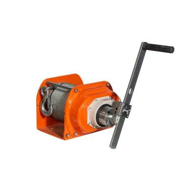 Кабели Лебедка ручная барабанная JHW 2т-40м Сибталь 13972